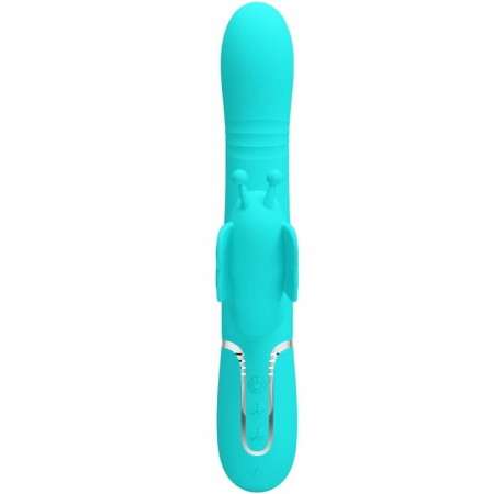 Pretty Love Butterfly Aqua Green 4-in-1 Multi-Function Intimate Device