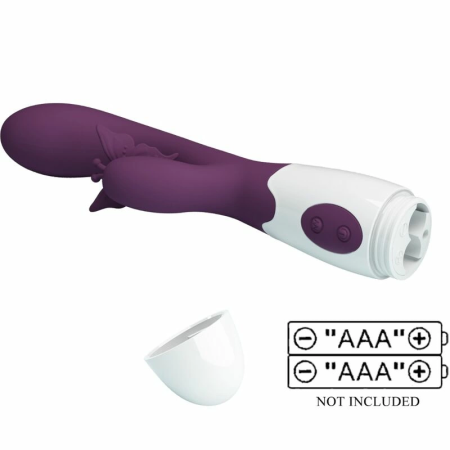 Pretty Love Butterfly Kiss Dual Motor Intimate Device Purple 30 Modes