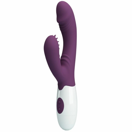 Pretty Love Andre Dual-Action Silicone Intimate Device Purple 21cm