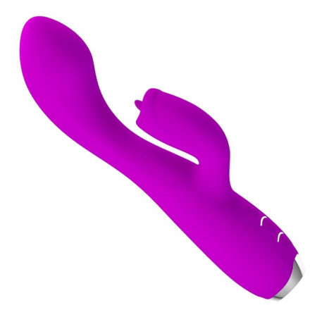 Pretty Love Gloria Intimate Silicone Dual-Motor System, Waterproof, Violet