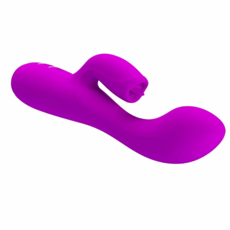 Pretty Love Gloria Intimate Silicone Dual-Motor System, Waterproof, Violet