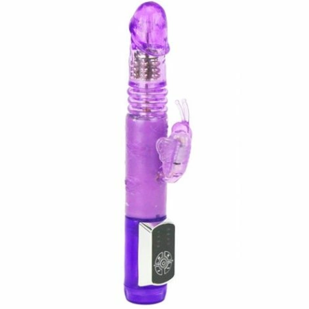 Baile Butterfly Prince Rotating Silicone Massager 23cm Pink