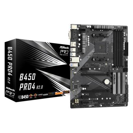 ASRock AMD B450 ATX pagrindinė plokštė