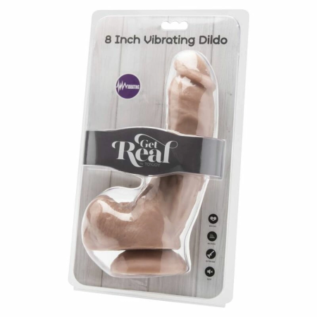 Get Real Vibrating Anatomical Model 20.5 cm with Adjustable Settings Skin Tone