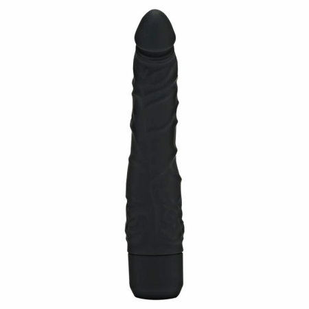 Get Real Classic Slim Vibrator Black - Compact Silicone Model with Multispeed System