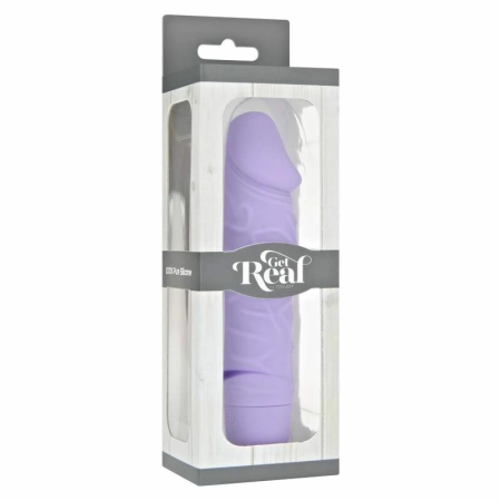 Get Real Mini Classic Vibrator Purple - Compact Multi-Speed Model