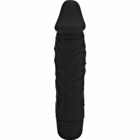 Get Real Mini Classic Vibrator Black - Compact Multi-Speed Silicone Model