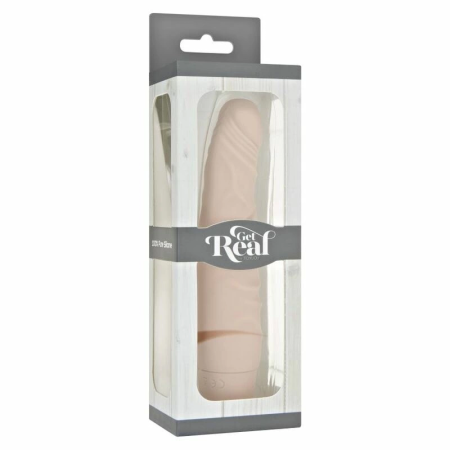 Get Real Mini Classic Slim Vibrator Skin Tone - Compact Multispeed Model