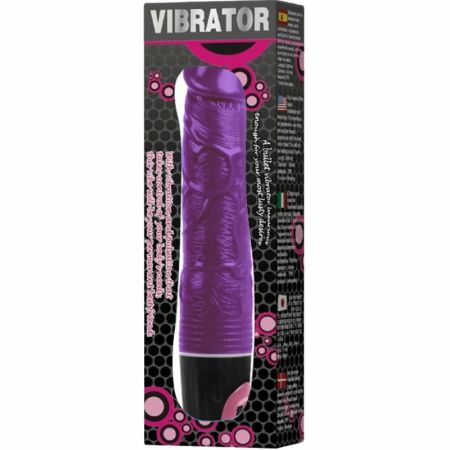 Baile Lilac Multispeed Vibrating Device Pink Flexible TPR 21 cm