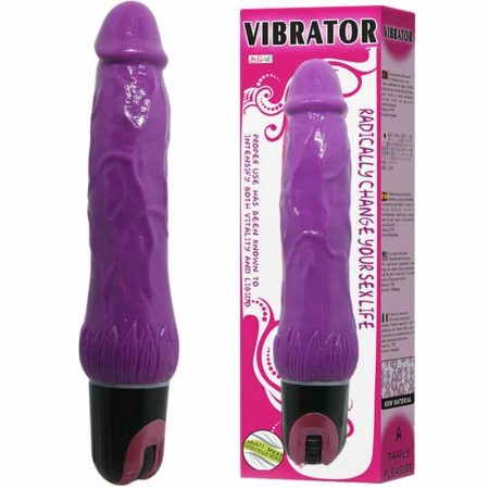Baile Daaply Pleasure Multispeed Vibrator Purple TPR 20 cm