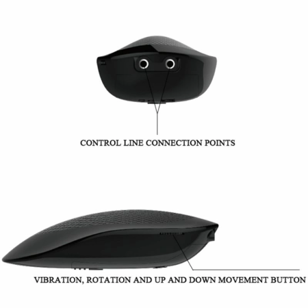 Baile Thunder Up Multi-Function Vibrator with Rotation & Suction Cup, 26 cm