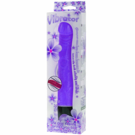 Baile Multi-Speed Vibrator 21.5 cm Purple TPR Textured Model