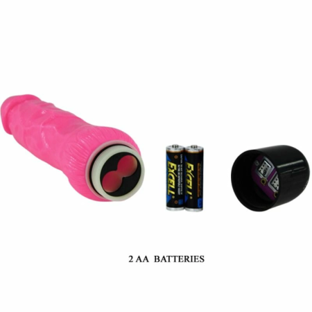 Baile Vibrating Pink Model 24 cm - Flexible TPR, Multi-Speed Control