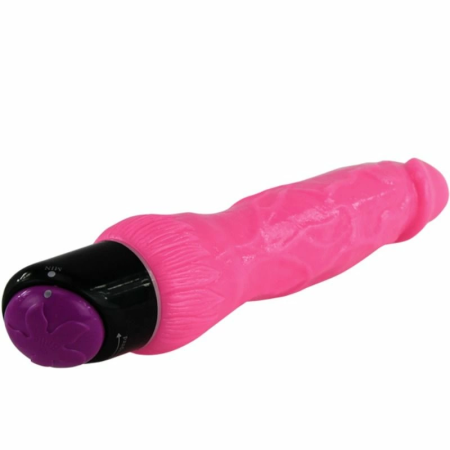 Baile Vibrating Pink Model 24 cm - Flexible TPR, Multi-Speed Control