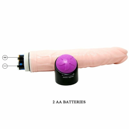 Baile Adour Club 23cm Intimate Vibrating System, Flesh, Multi-Speed