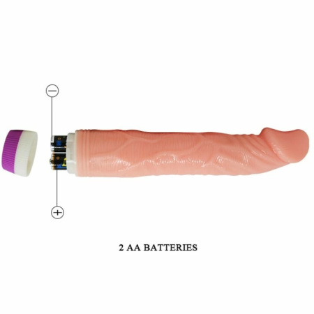 Baile Natural Series Vibrating Intimate Machine 22cm Flesh Multispeed