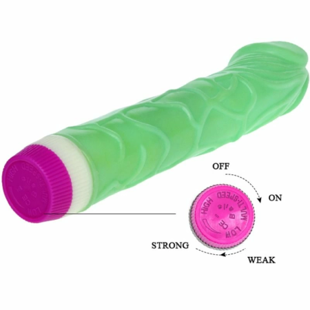 Baile Waves of Pleasure Intimate Vibration Device 23cm Green Multispeed