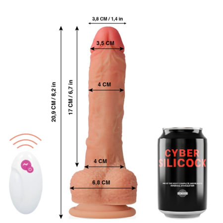 Cyber Silicock Mr Rick 20.9 cm Remote-Control Model, Soft Silicone Surface