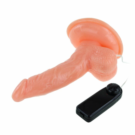 Baile Super Rota Flexible Intimate Model with Suction Base 15cm Beige