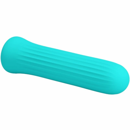 Pretty Love Blanche Blue Flexible Silicone Vibrator 12 Modes USB Rechargeable