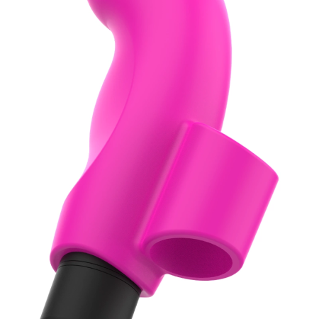 OHMAMA Neon Pink Finger Vibe Xmas Edition, Waterproof, 90x43mm