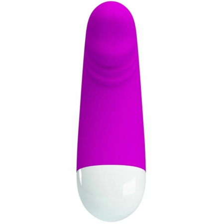 Pretty Love Luther Mini Silicone Vibrator 30 Modes USB Rechargeable Pink