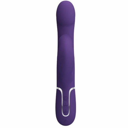 Pretty Love Zalin 4-in-1 Rabbit Vibrator Pearls, Dual Motors, Purple