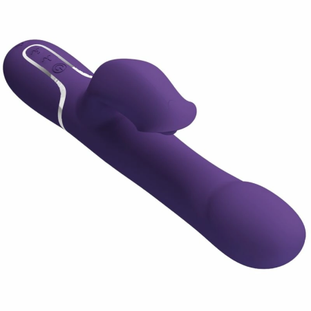 Pretty Love Zalin 4-in-1 Rabbit Vibrator Pearls, Dual Motors, Purple