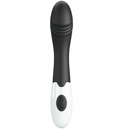 Pretty Love Elemental G-Spot Vibrator 30 Modes Black Silicone 21cm