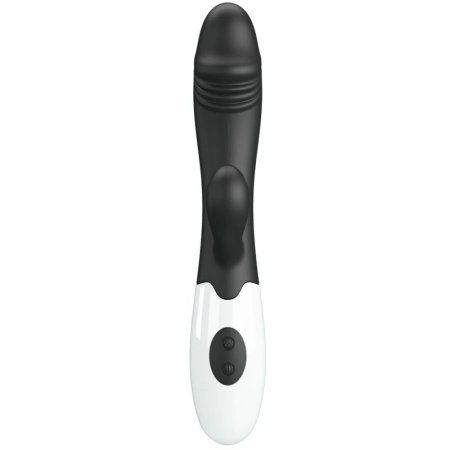 Pretty Love Snappy Black Dual-Action Vibrating Device, 30 Modes
