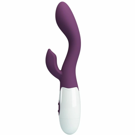 Pretty Love Brighty Dual Vibrating System Silicone Purple 210mm