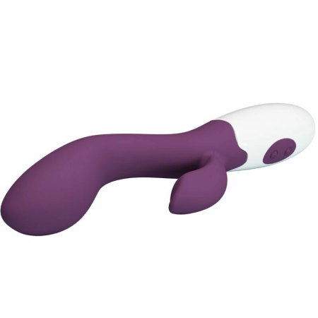 Pretty Love Brighty Dual Vibrating System Silicone Purple 210mm
