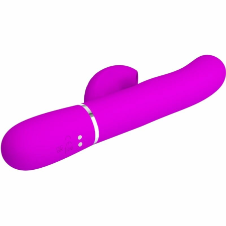 Pretty Love Perlita Violet - 3-in-1 Intimate Wellness Device, Waterproof, USB