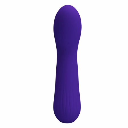 Pretty Love Faun Rechargeable Flexible Silicone Vibrator Purple 150mm