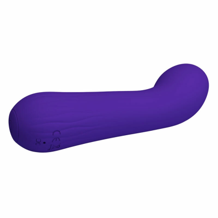 Pretty Love Faun Rechargeable Flexible Silicone Vibrator Purple 150mm