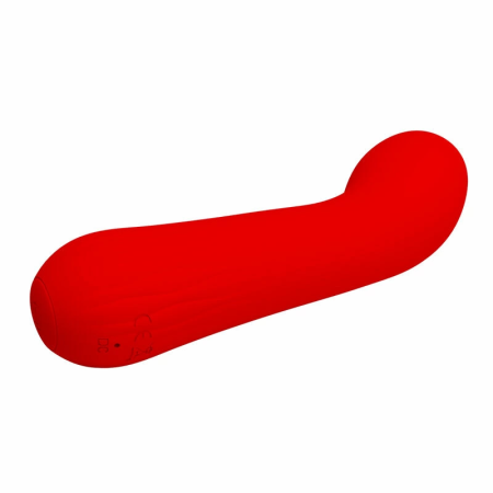 Pretty Love Faun Red Flexible Silicone Vibrator 12 Modes USB 150mm