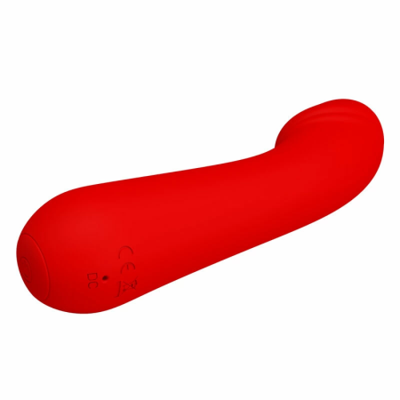 Pretty Love Cetus Red Rechargeable Flexible System Silicone Massager 150mm