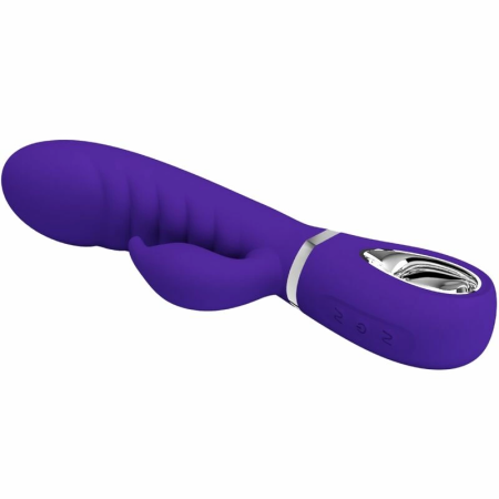 Pretty Love Prescott Intimate Dual-Action Vibrator Purple Silicone