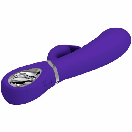 Pretty Love Prescott Intimate Dual-Action Vibrator Purple Silicone