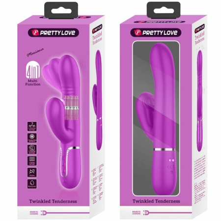 Pretty Love Vibrator G-Spot Fuchsia - 7 Vibration & Thrust Modes USB