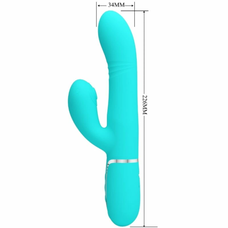 Pretty Love Aqua Green Intimate Machine G-Spot Multi-Function Vibrator