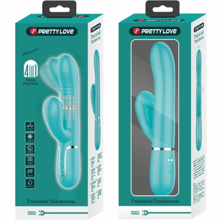 Pretty Love Aqua Green Intimate Machine G-Spot Multi-Function Vibrator