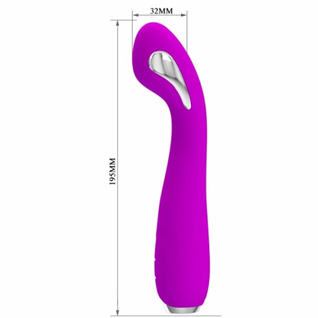 Pretty Love Hector Rechargeable Vibrating & Electro System Purple