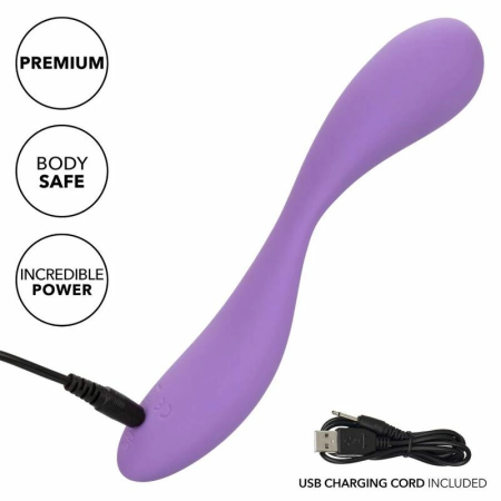 CalExotics Contour Demi Violet Flexible Silicone Body Massager