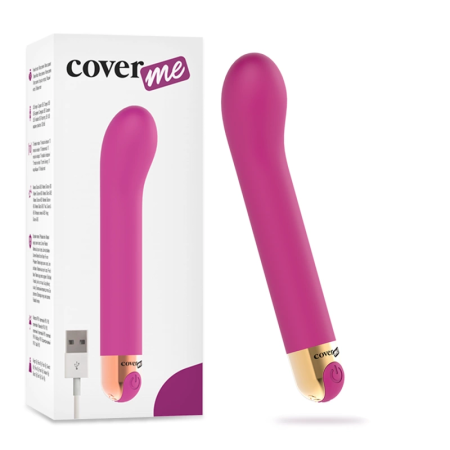 COVERME G-Spot 10-Mode Intimate Massager, Soft Silicone, USB, Waterproof