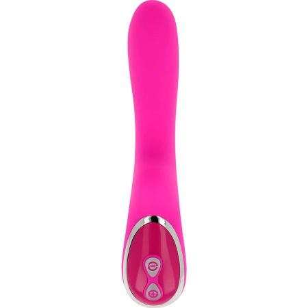 OHMAMA Magnetic USB Rechargeable Intimate Massager 10 Modes 21cm Pink