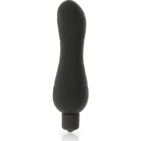Dolce Vita G-Spot Intimate Device Black Silicone 7-Mode Compact 122mm