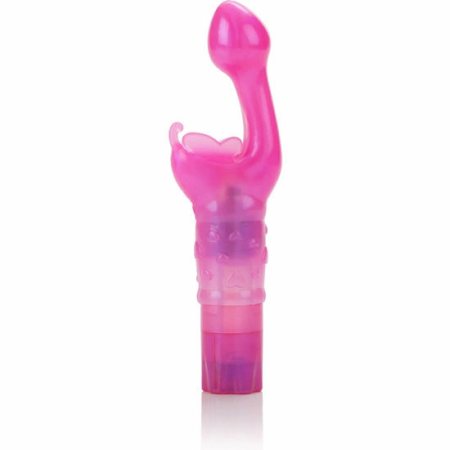 CalExotics Kiss Butterfly Kiss Pink - Multi-Speed Intimate Massager 7 cm