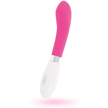 Glossy John Pink Intimate Machine - 10 Modes, Waterproof, 12cm, Silicone