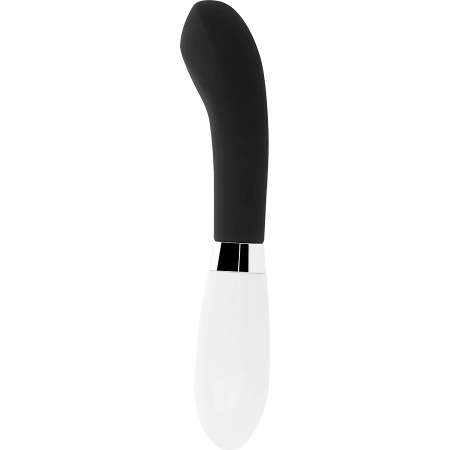 GLOSSY John Curve Black - Intimate Silicone Vibration Device 12cm